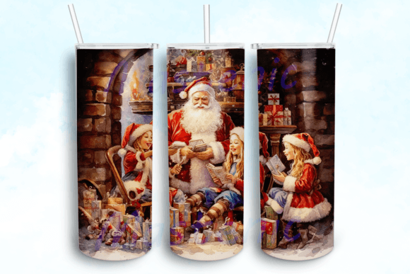 Christmas Traditions Tumbler Sublimation